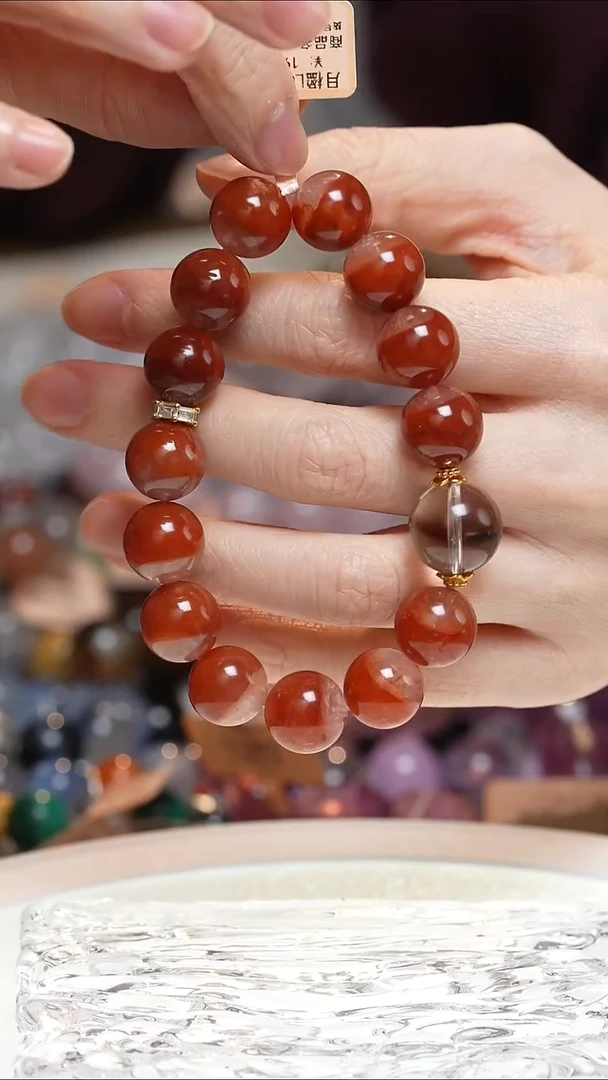 未镶嵌手串水晶红兔毛手串·MM0025NOV827G129