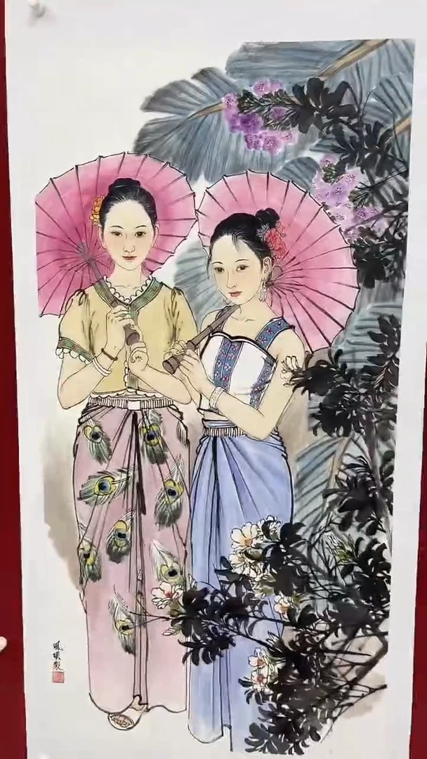 国画杨风顺-8平尺-人物-补书