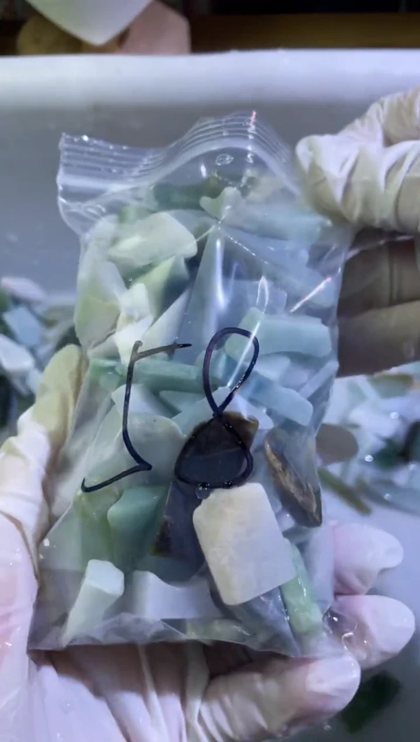 【闪购商品】翡翠颈饰未镶嵌翡翠A货边角中号500克58