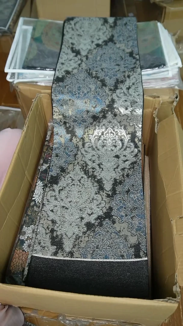 织绣7彩金织唐草更纱