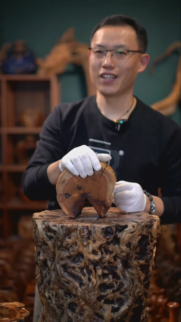 【闪购商品】枣木雷击枣木底座