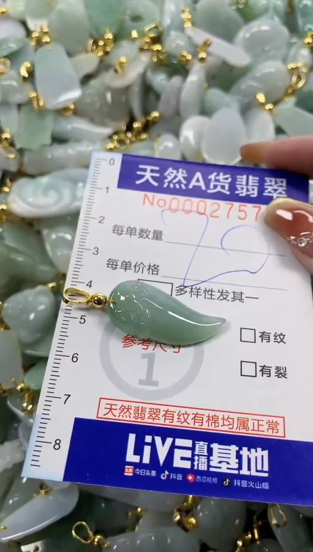 颈饰未镶嵌翡翠天然A货翡翠
