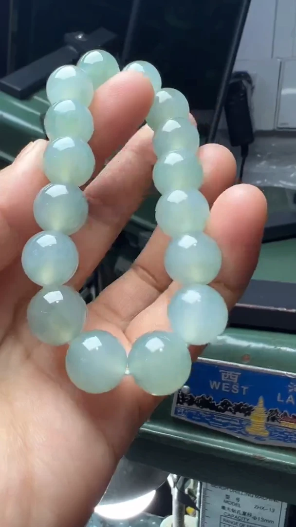 未镶嵌手串翡翠缅甸翡翠A货卡12.5左右
