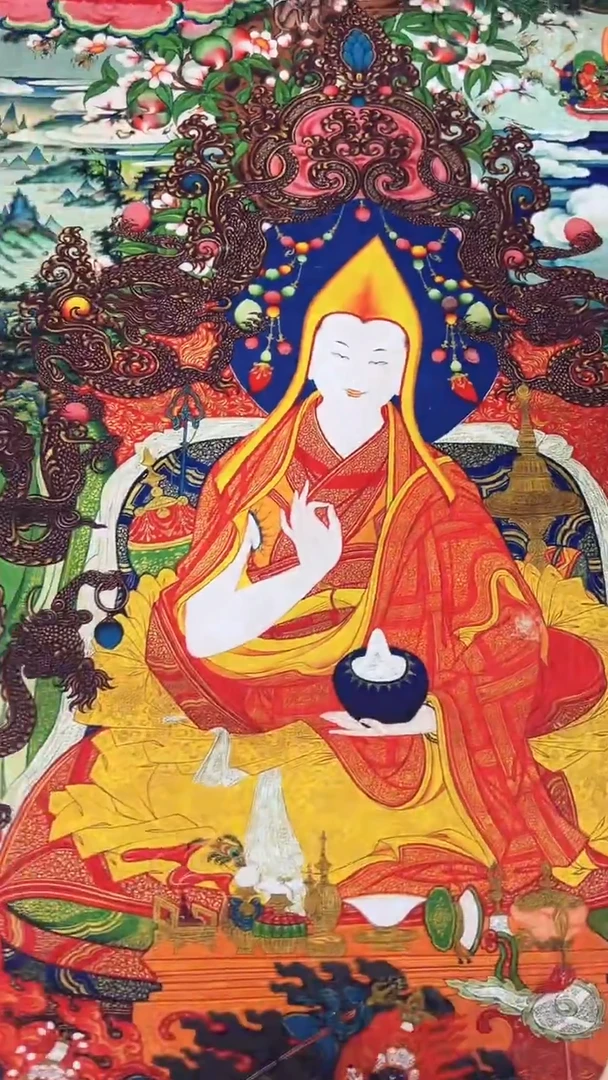 卷轴画绘画类唐卡  16028