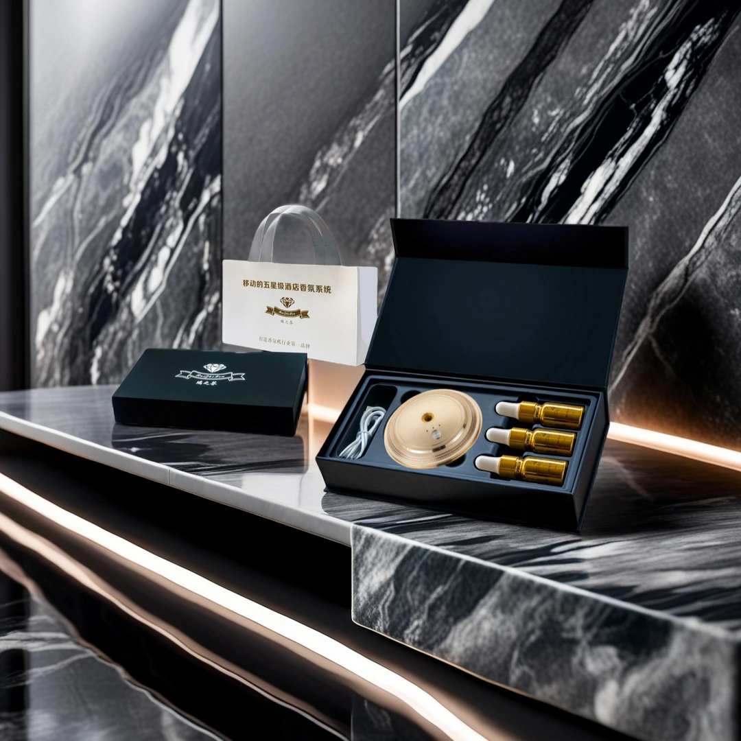 汽车智能车载香薰随车启动铝合金座式香薰仪古龙雾化气雾车载香水