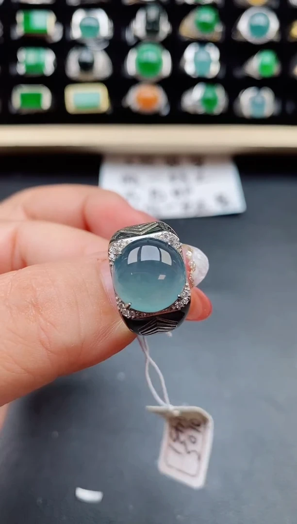 【闪购商品】翡翠戒指银S925镶嵌121212142