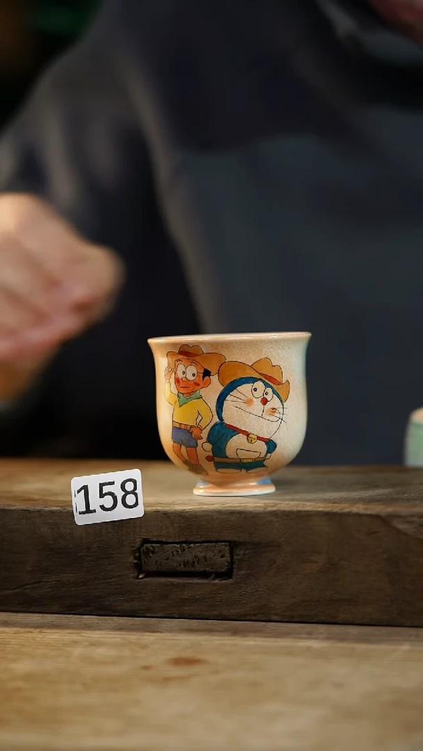 瓷片设计师手作！！！落单设计师系列！！！！卡通杯