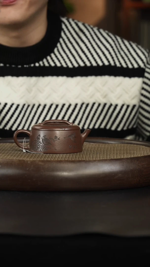 茶壶紫砂24 紫泥 汉瓦