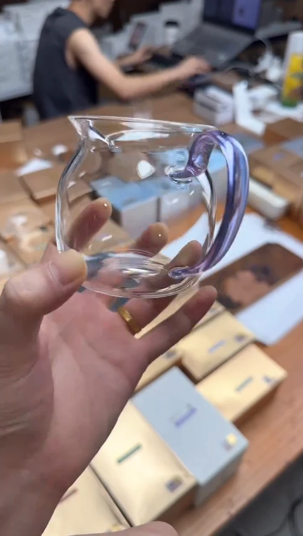 遇栖金标圆满公道杯浅紫