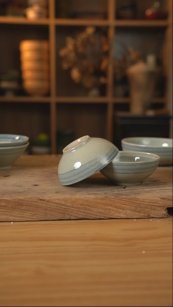 青云系列的4.8英寸小圆碗2个