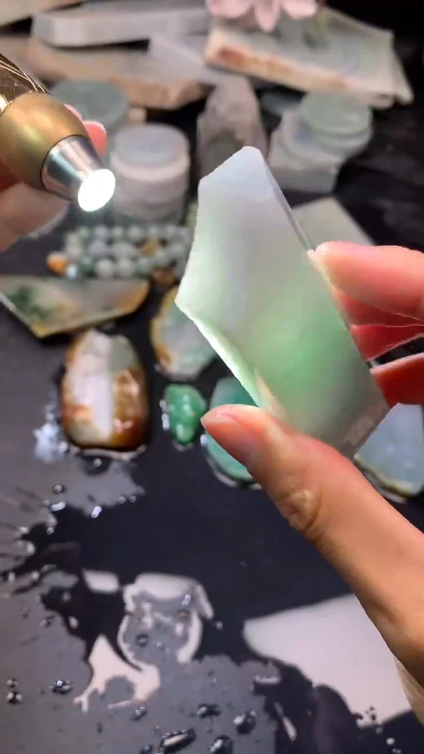 定制翡翠未镶嵌天然缅甸翡翠A货直播间链接