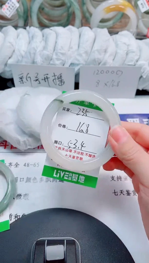 未镶嵌手镯石英质玉235-52/53