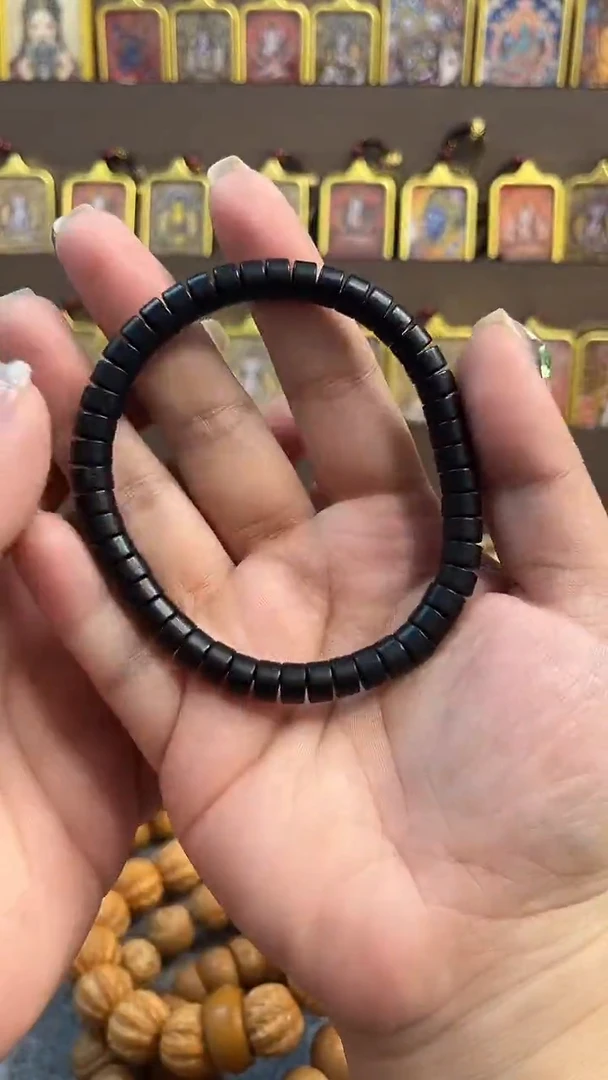 菩提手串/手链黑檀药片