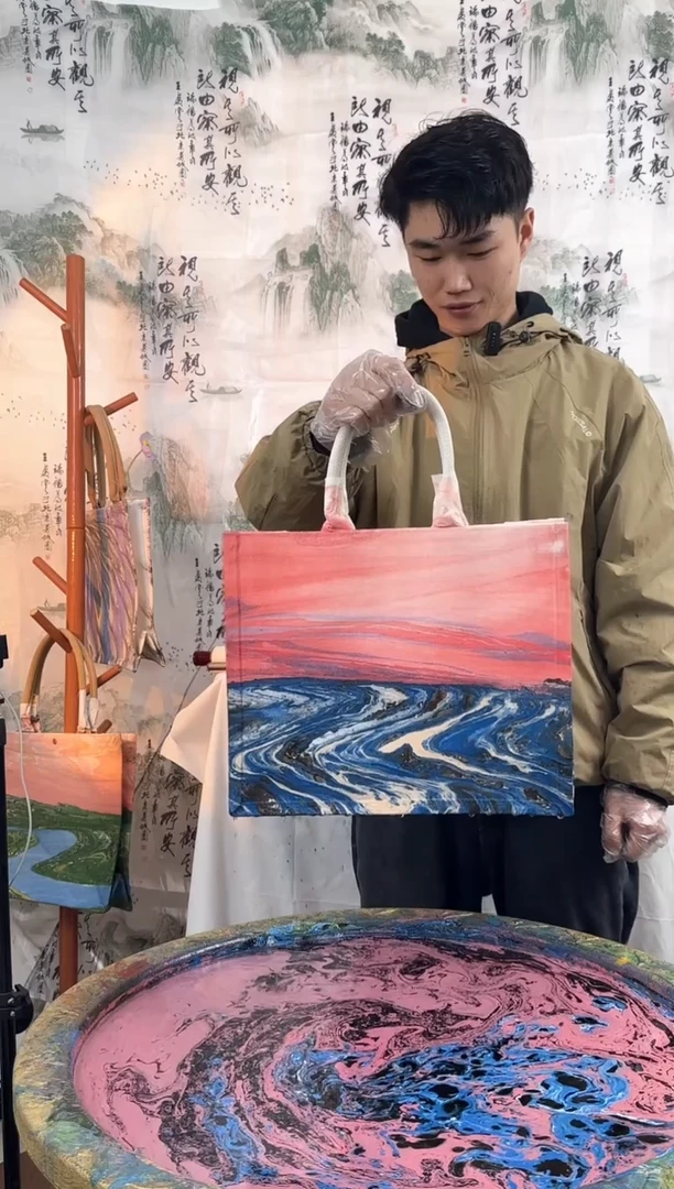 礁石晚霞现场定制（不退不换）