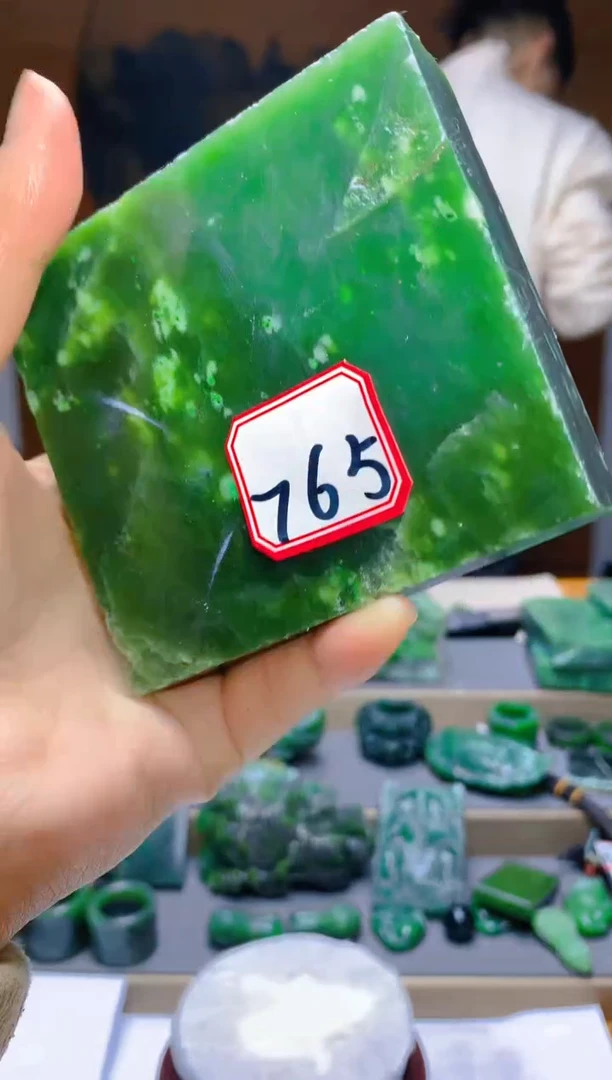 【闪购商品】和田玉（碧玉）珠宝半成品未镶嵌1