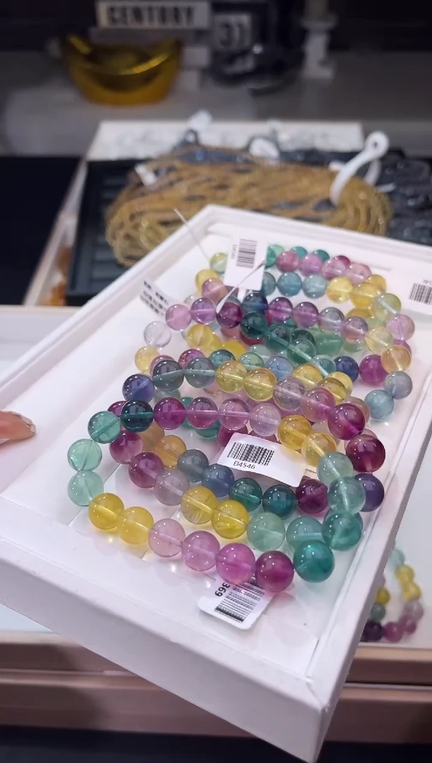 【闪购商品】萤石/未镶嵌彩萤石10mm