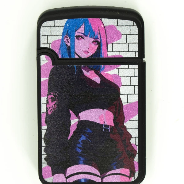 英伽潮玩【千机千面】趣味设计高温蓝焰直冲防风防水防爆充气打火机