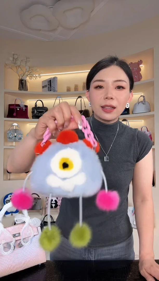 水貂毛【闪购商品】真皮毛包包419