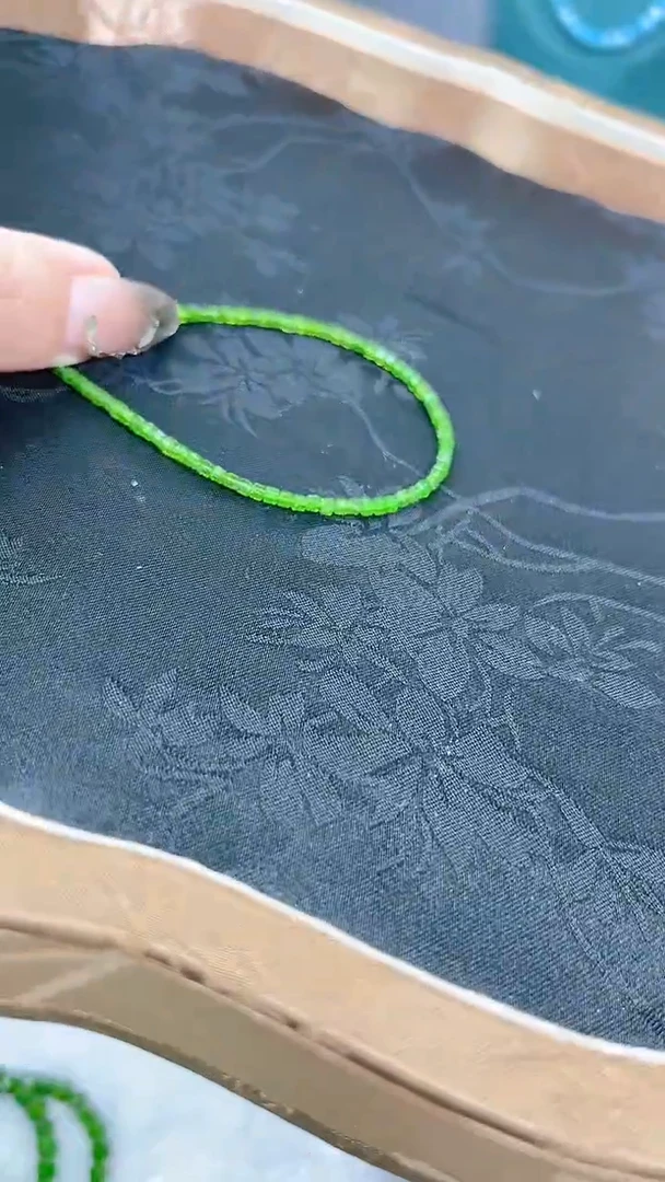 【闪购商品】透辉石手链银S925镶嵌方79