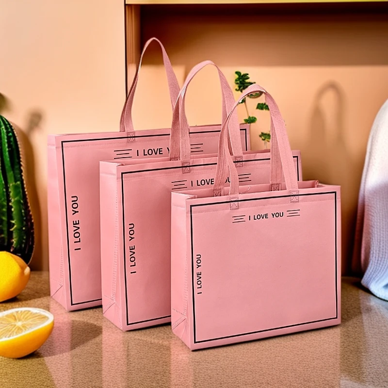 【无纺布】新款覆膜无纺布袋子手提袋/服装袋/购物袋定制礼品袋