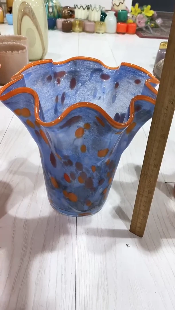 慕忆家手作琉璃花瓶25*25