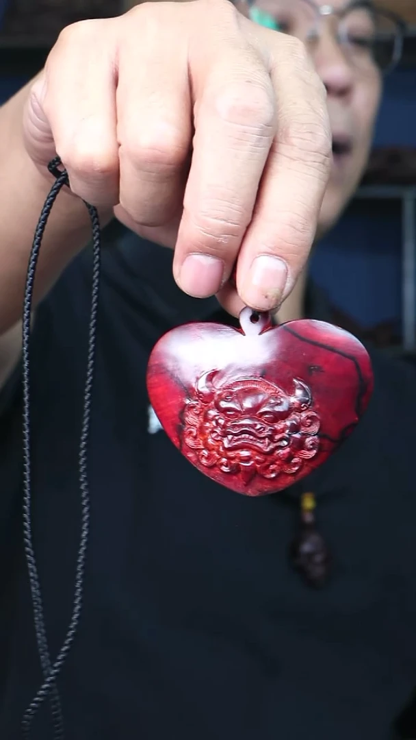 降真香把件海南红降21克