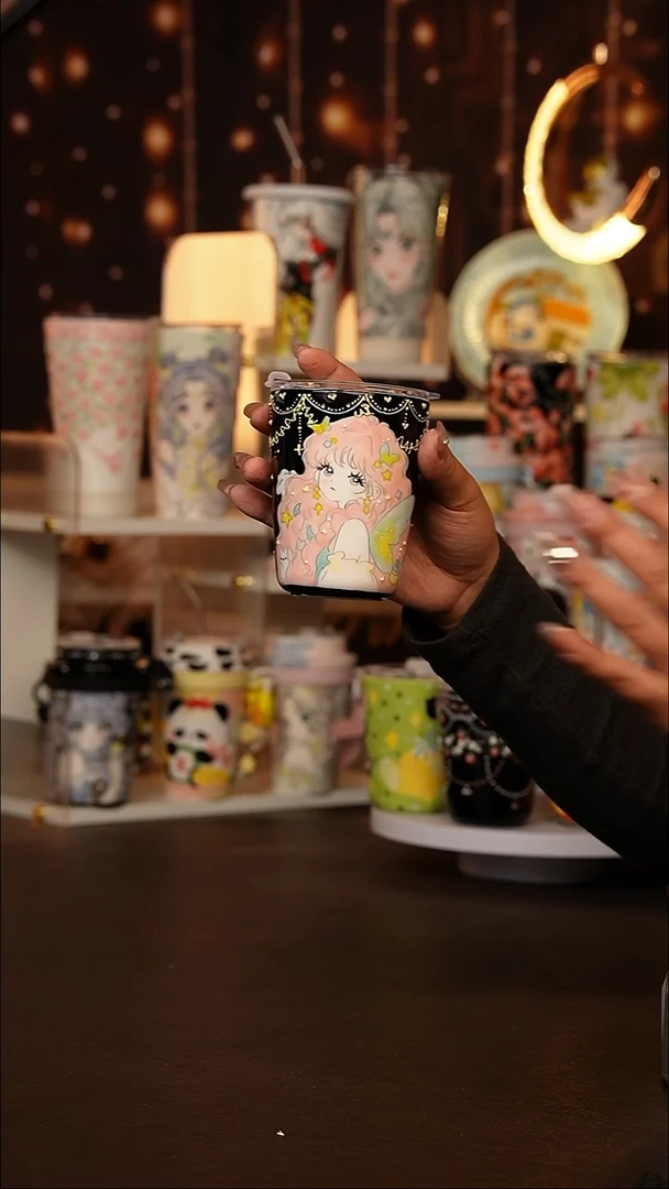 (玉泥）景德镇手工手绘文创陶瓷杯