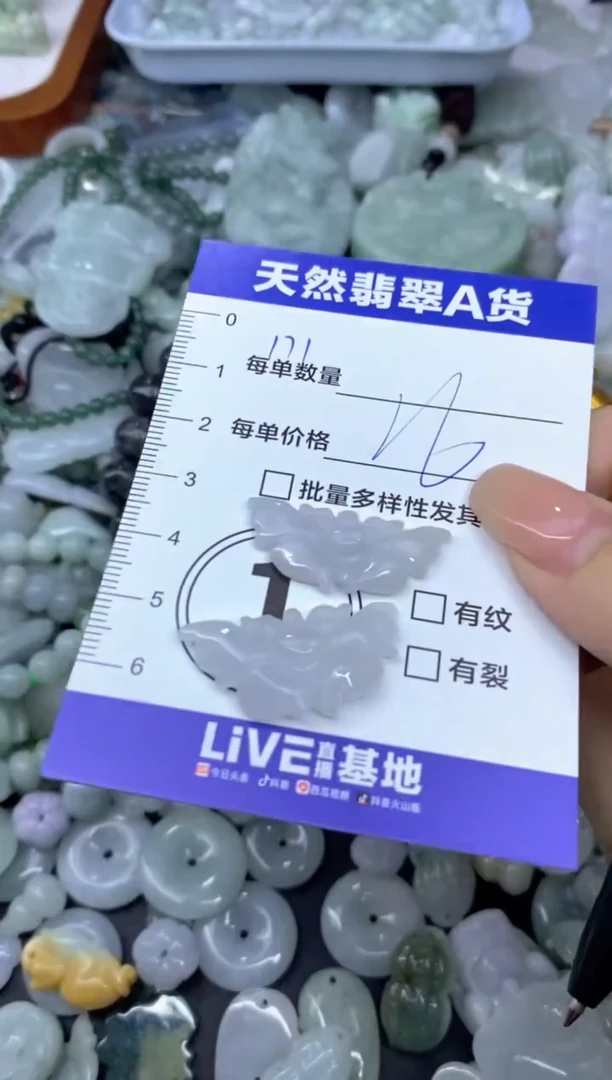 颈饰未镶嵌翡翠天然翡翠A货批量多样性发一件