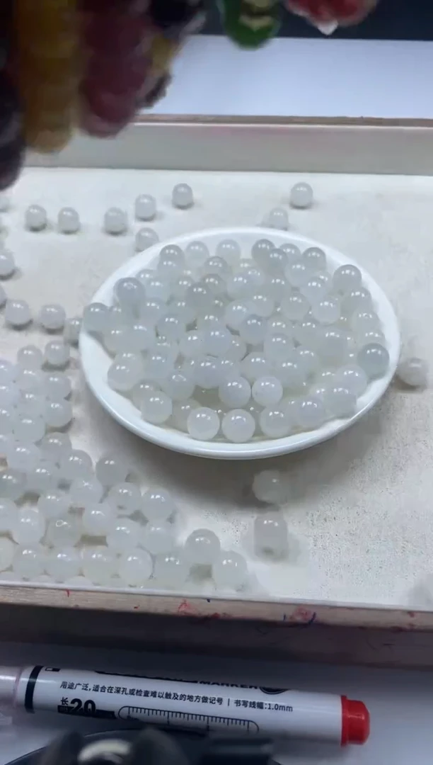 【闪购商品】和田玉颈饰未镶嵌w626白玉10mm*10颗