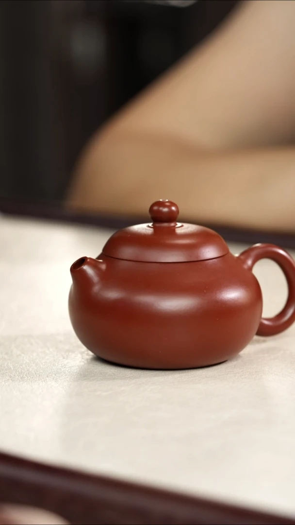 茶壶紫砂文旦·礼-朱泥100cc