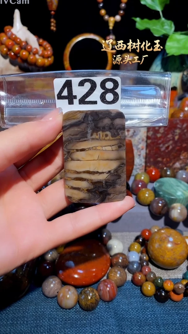 未镶嵌-硅化玉天然北票硅化玉吊坠