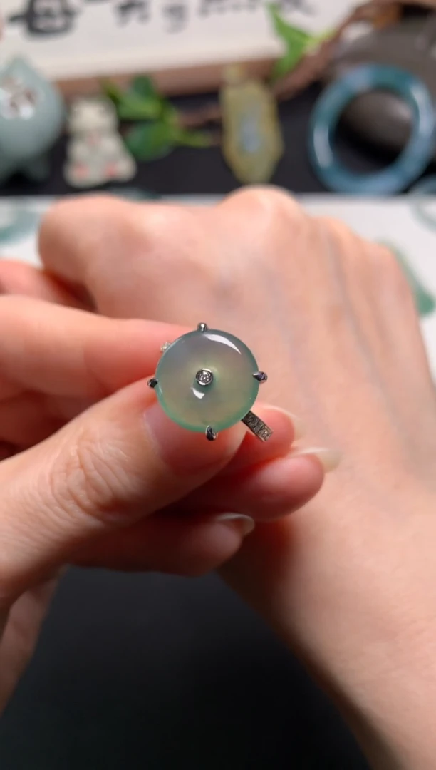 翡翠银S925镶嵌颈饰佳**?0600633599 镶嵌费