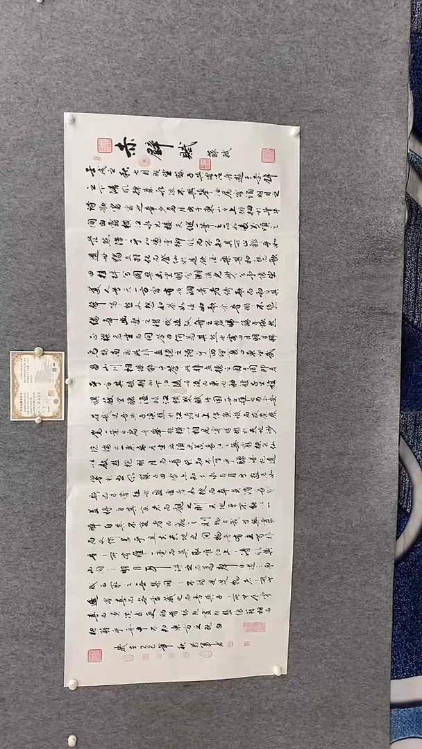 书法王万军240*100赤壁赋 晓雅
