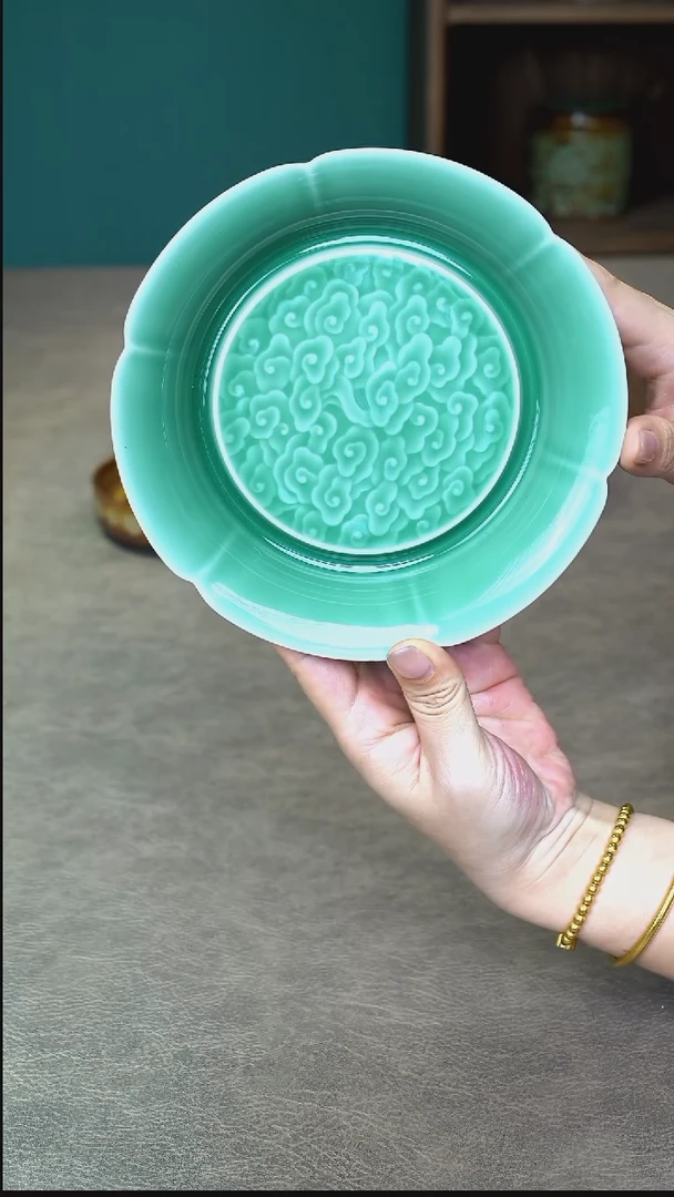 龙泉青瓷手工茶器