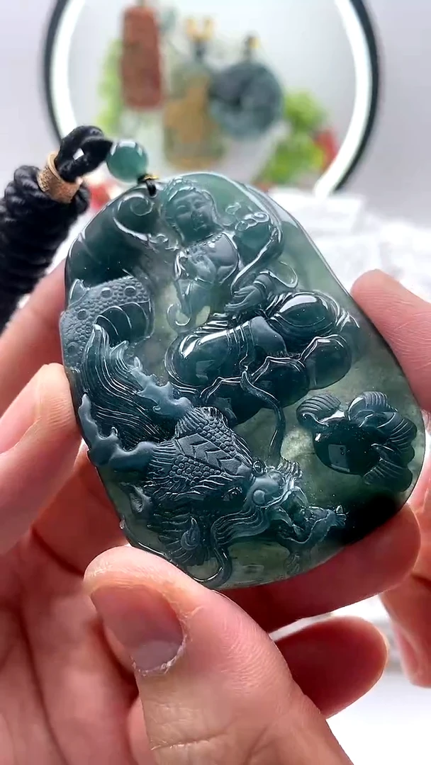 【闪购商品】翡翠颈饰未镶嵌大势至