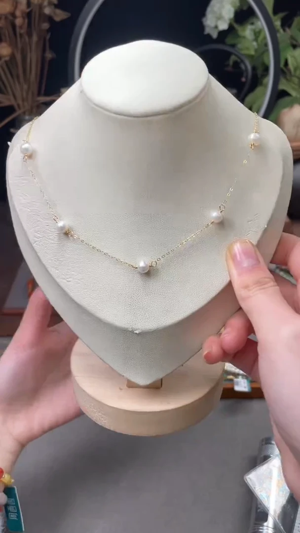 【闪购商品】淡水珍珠手绳银S925镶嵌@@I024I012602