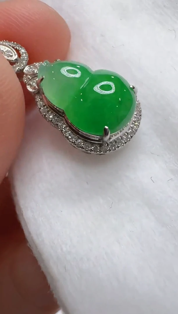 【闪购商品】翡翠吊坠(不含链)18K金镶嵌多样性团购发一件