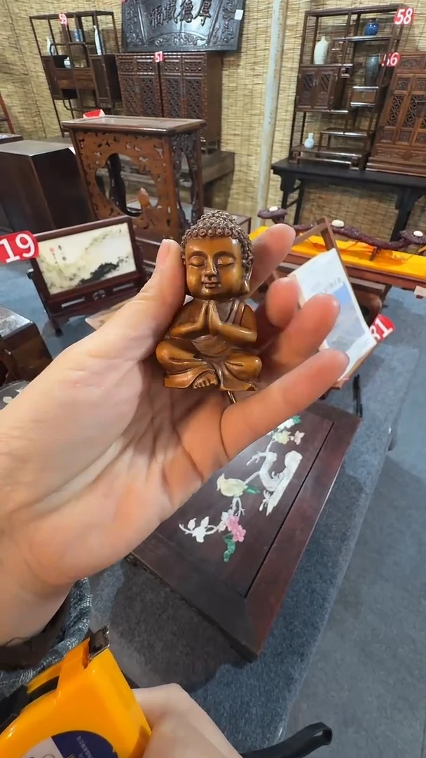 【闪购商品】梨木木雕黄杨手把件