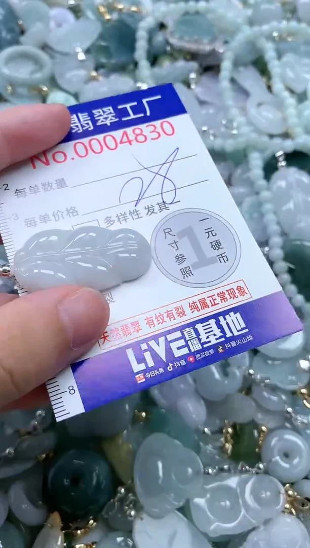 翡翠未镶嵌吊坠(不含链)4830