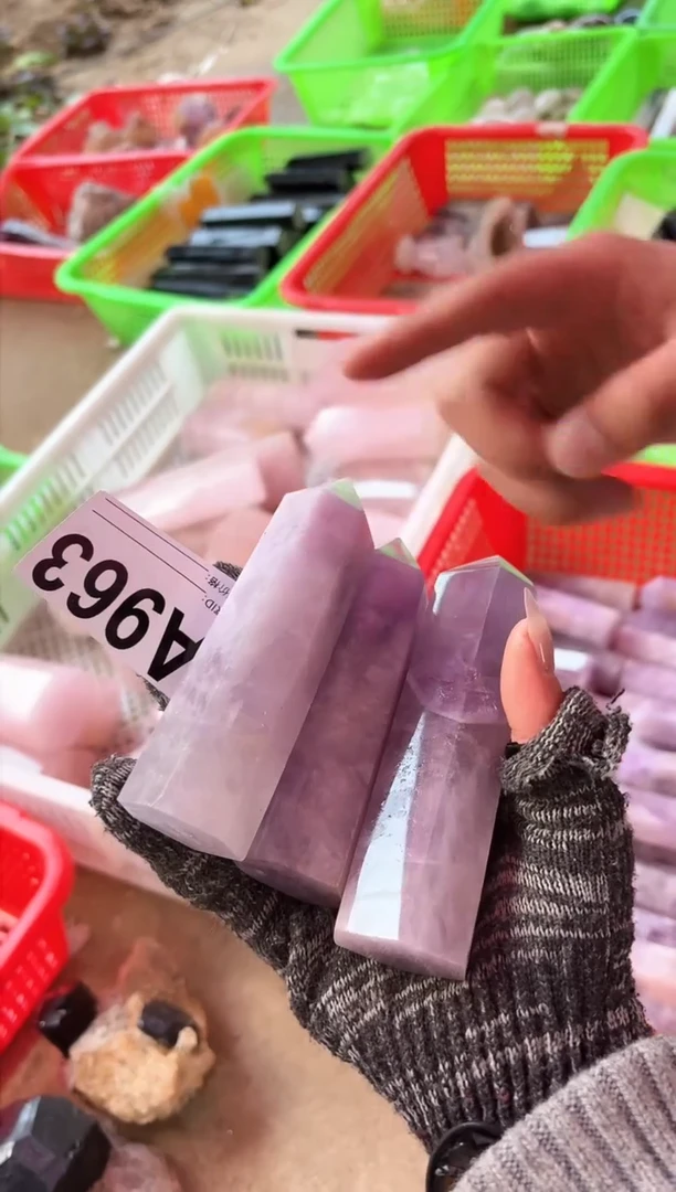 【闪购商品】水晶摆件未镶嵌柱子多样性发一个 963