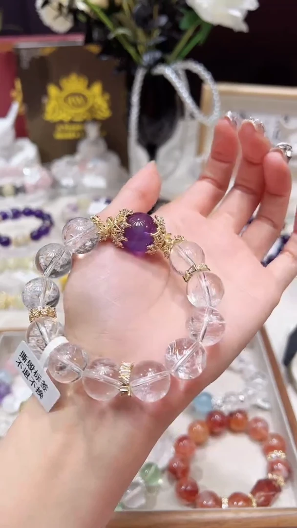 【闪购商品】水晶手链未镶嵌多样性发货发其一颜色微差