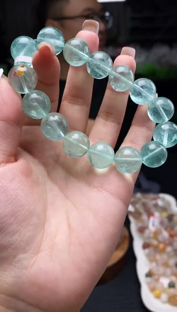 未镶嵌手串萤石手串383