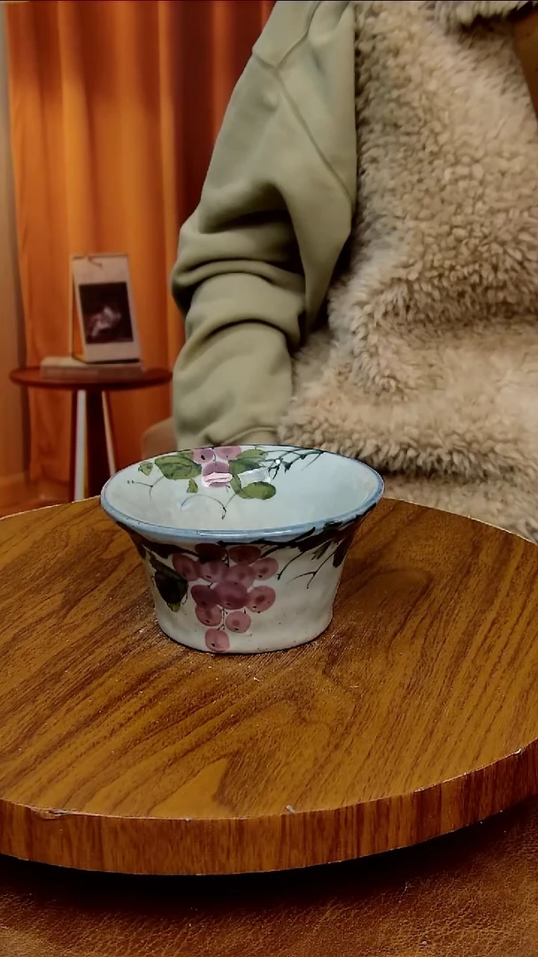 杯子陶景德镇手工手绘釉下彩陶瓷，微瑕