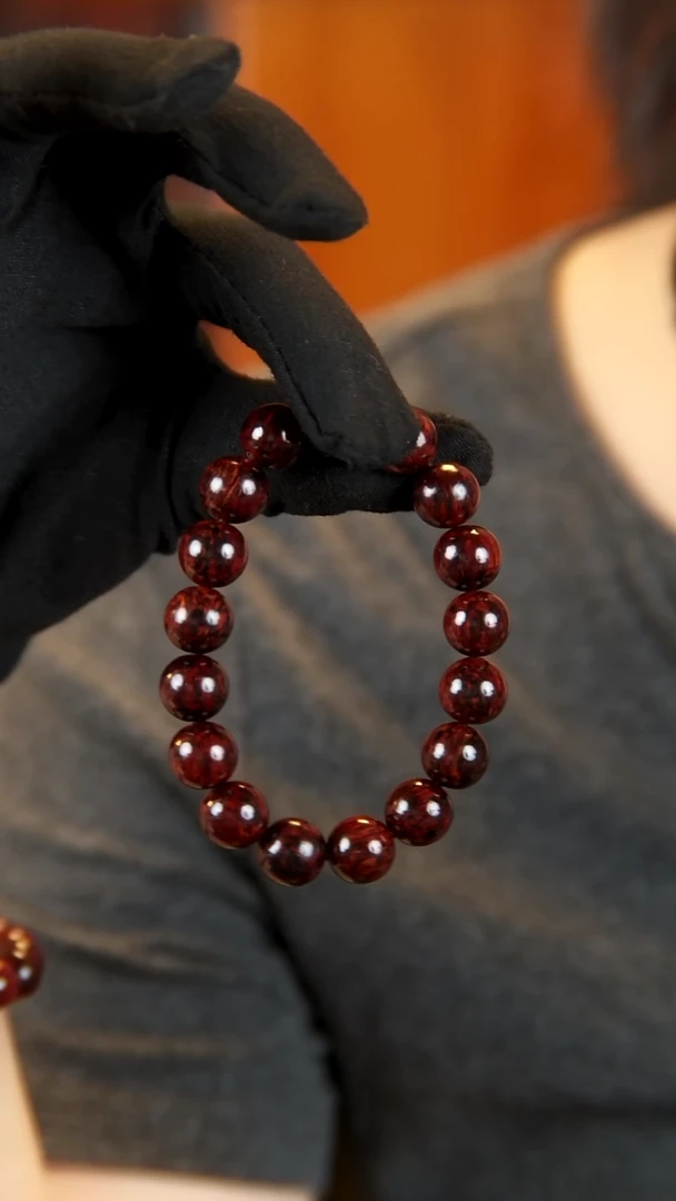 降真香手串/手链苏*，海南红降土埋玉化料1.2手串