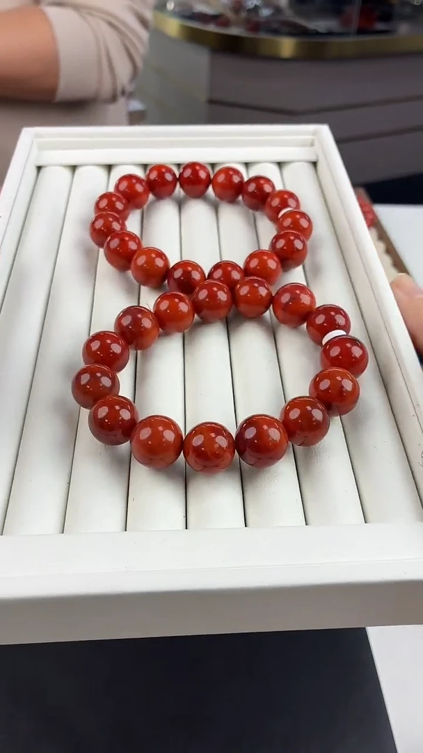 未镶嵌瓦西手串14mm南红玛瑙（多样式发其一）