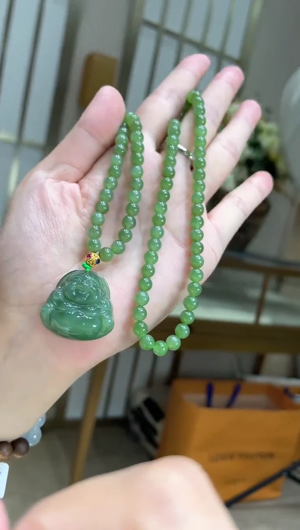 和田玉未镶嵌颈饰25XQ048