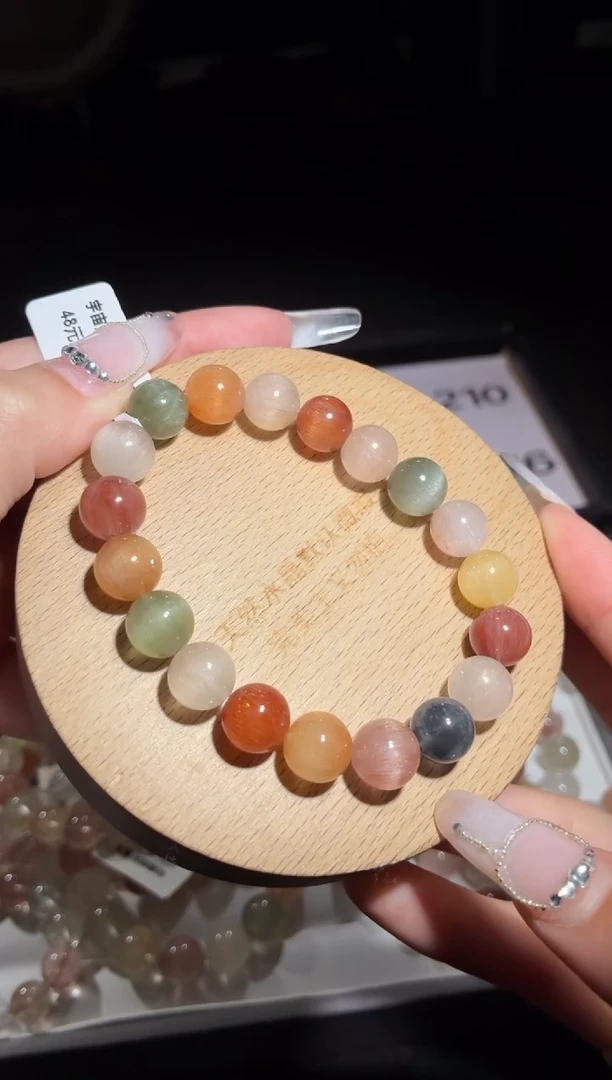 未镶嵌手链水晶208号多样性发一L 10+