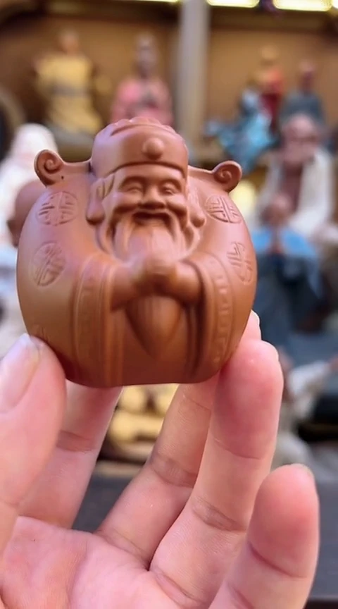 紫砂茶宠器闵茶宠摆件