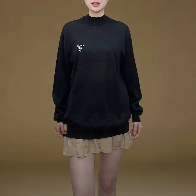 未使用 Prada/普拉达 薄针织长袖/48