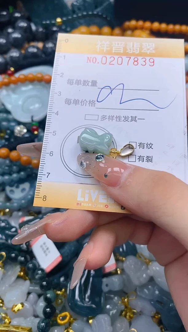 翡翠未镶嵌颈饰闪购0207839